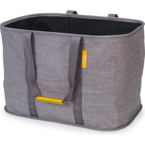 Cesto pieghevole per la biancheria deJoseph Joseph Hold-All Max grey 55l Organizzazione efficiente e design moderno per la casa Cesto grigio per la biancheria e la conservazione. (1/5)
