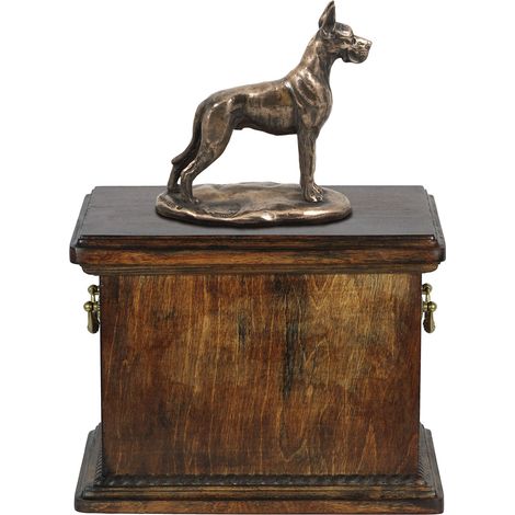 Grand Danois I - Urne funéraire pour chien, urne avec statuette, urne élégante de style classique par Art-Dog (1/5)
