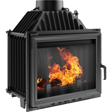 Kamineinsatz Gusseisen KRATKI MAJA 8 kW Ø 200 mit Türfeder