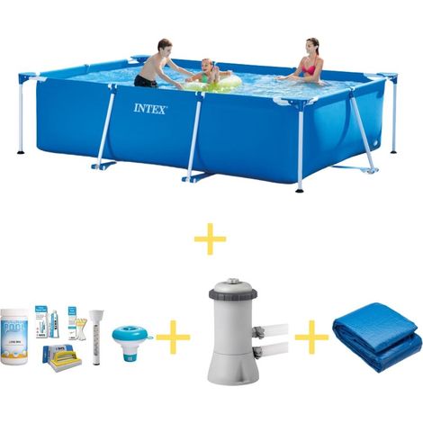 Rechteckiger Frame Pool - 300x200x75 cm - 4-teilig  S21256
