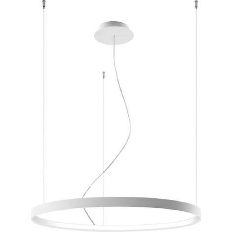 Sollux RIO Suspension LED Circulaire Intégrée Blanc 78cm 3000K (1/5)