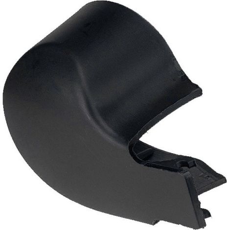 Capuchon en plastique noir pour écrou d'essuie-glace arrière - Couvre-écrou de bras d'essuie-glace de lunette arrière, modèle 5K6955435. (1/4)