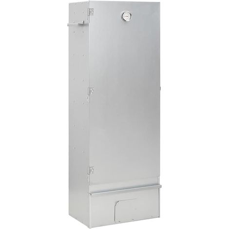 Maison Exclusive - Horno ahumador de barbacoa con mesa acero galv