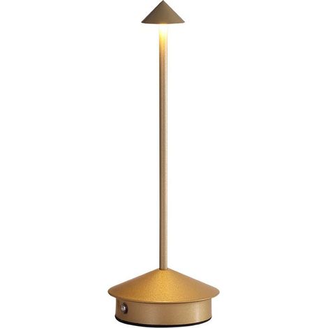 Lampe de nuit champignon créative en aluminium, lampe de table de restaurant, lampe LED d'ambiance de chevet (1/5)