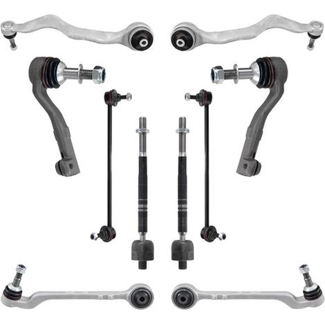 KIT BRACCIO OSCILLANTE 10 PEZZI COMPATIBILE CON BMW 3 TOURING (F31)318D 11.2012-06.2019 / Kit Sospensione Completo OE/OEM / Bracci Oscillanti + Testine Sterzo / Sostituzione Diretta OEM