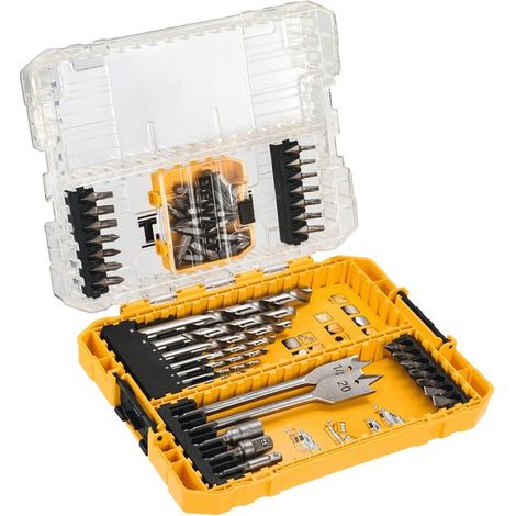 DEWALT 43 punte per cacciavite + 12 punte per trapano - DT70757-QZ
