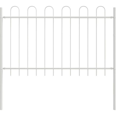 Clôture de jardin Boxtel Blanc 1,7 x 0,8 m (1/5)