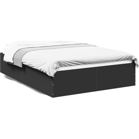 Maison Exclusive - Estructura de cama madera de ingeniería negra (1/5)