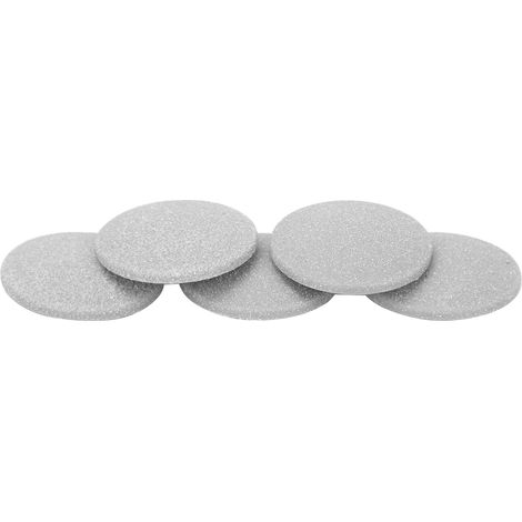 Lot de 5 têtes de rechange pour lime électrique à pieds, éliminant les callosités et les peaux mortes (gris). (1/5)
