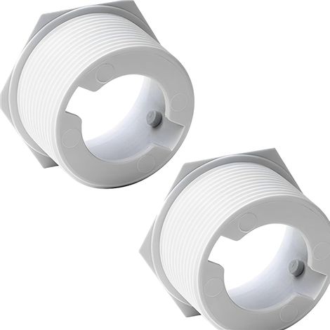 Lot de 2 raccords muraux universels (UWF) de rechange compatibles avec les nettoyeurs de piscine 6-500-00 , convient pour les nettoyeurs de piscine 180/280/360/380/3900 Sport/480 Pro (1/5)
