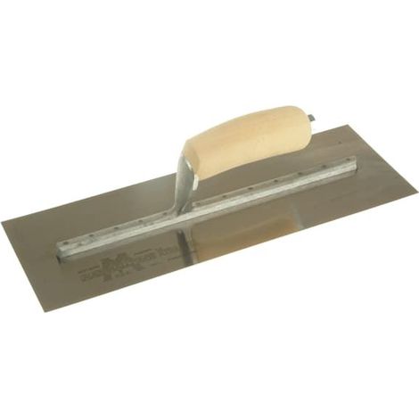 MXS73SS Cement Trowel Stainless Steel Wooden Handle 14 x 4.3/4in M/TMXS73SS