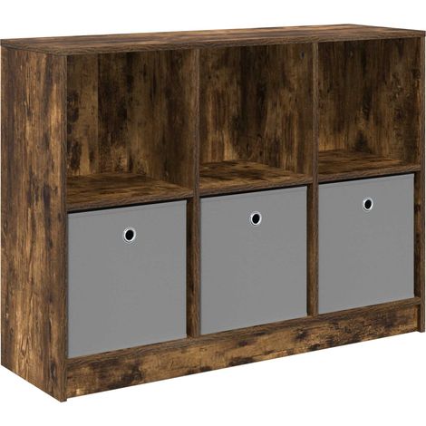 Sideboard/Anrichte/Buffet mit Schubladen Geräucherte Eiche 102 x 32 x 73,5 cm LXWW610512 (1/5)