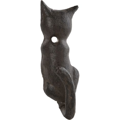 Esschert Design Garderobenhaken Katzenschwanz mit geradem Kopf