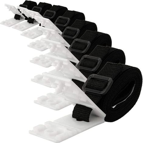 Ensemble d'accessoires pour enrouleur de couverture solaire de piscine, ensemble de ruban adhésif pour couverture solaire pour piscines hors sol, ensemble de 8 pièces (1/5)
