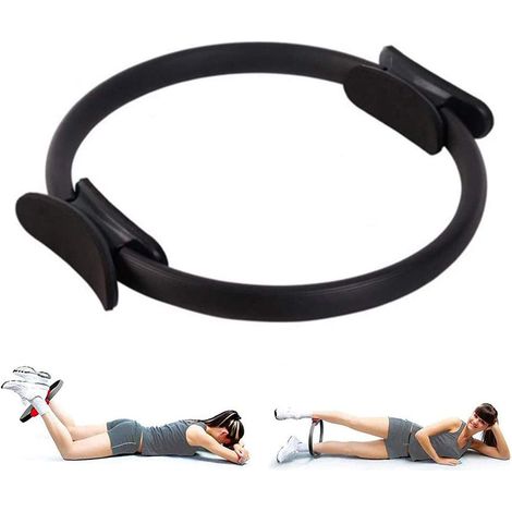 1 Anneau de Pilates,Mousse EVA,Cercle de fitness,Double poignée,Maison et voyage (1/5)