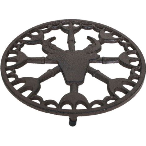 Repose plat tête de Taureau 23 cm