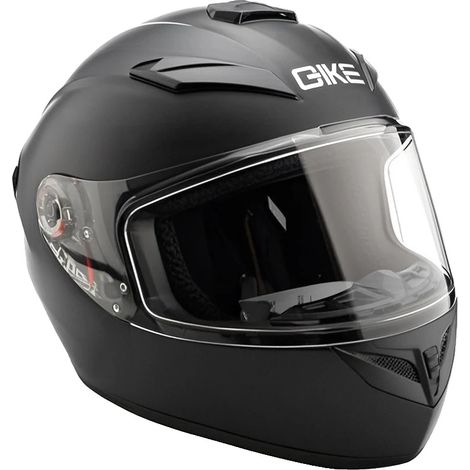 Casque de moto intégral, ventilation respirante, confort toutes saisons, noir-b, L (1/2)