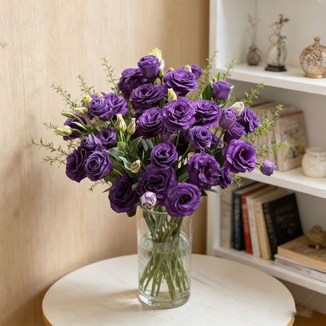 1000 Graines de Lisianthus Violet – Eustoma Grandiflorum Ornemental, Idéal Jardin Coloré, Balcon, Massif et Fleurs Coupées (1/5)