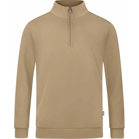 Veste zippée unisexe en coton biologique, couleur sable, taille XL (1/5)