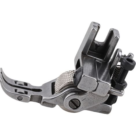 Pied presseur à roulettes pivotant 3 en 1 Acier inoxydable industriel Pour tissus épais et moyens Compatible machines (1/4)