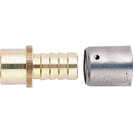 Raccord à sertir pour PER droit à souder cuivre 14-13x16