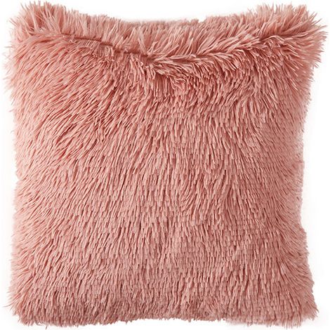 Housse de coussin double face en velours doux et confortable, style peluche cristal, pour canapé, lit ou autre chambre. (1/5)
