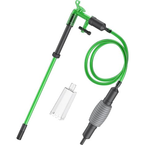 2 in 1 acquario cambia acqua, kit di aspirazione per acquario con sifone, pulitore di ghiaia per la pulizia dell'acquario (1/5)