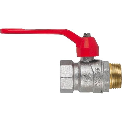Valvola A Sfera P.Totale F-F Con Bocchettone Leva Fiv 1/2" Dn 15 Pn 50 (1/2)