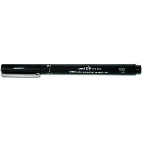 ROT. CALIBR. UNIBALL PIN 0.3 NEGRO PIN03-200