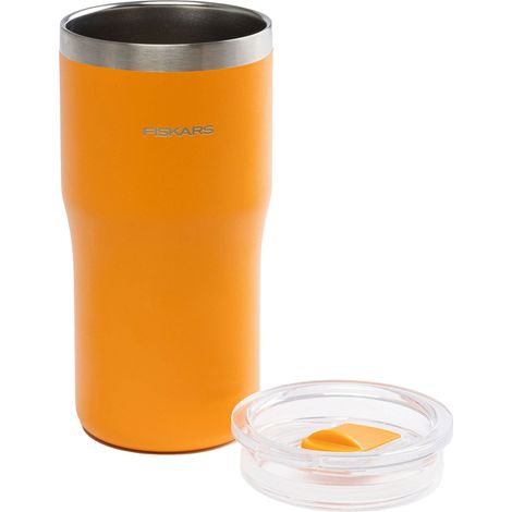 Taza termica naranja de 05 litros taza para llevar (1/5)