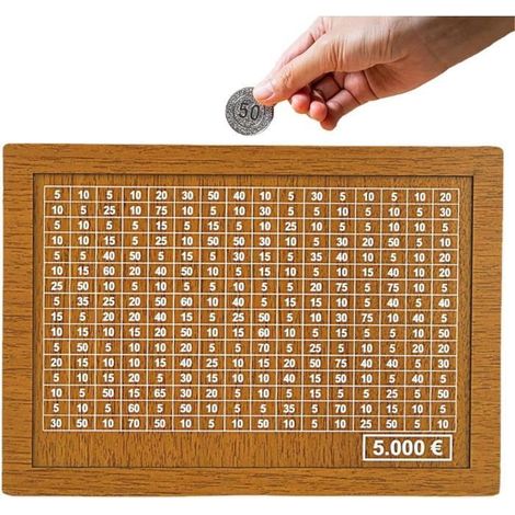 Tirelire pour enfants – Tirelire réutilisable Plateau de rangement pour pièces de monnaie à usage domestique, boîte de rangement (1/4)