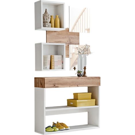 Mobile d'ingresso - TORTH 4 - Colori rovere e bianco