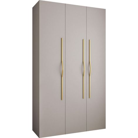 Armario Hartford 563, Cachemira, 246x140x52cm, Puertas de armario: Con bisagras, Número de estantes: 7