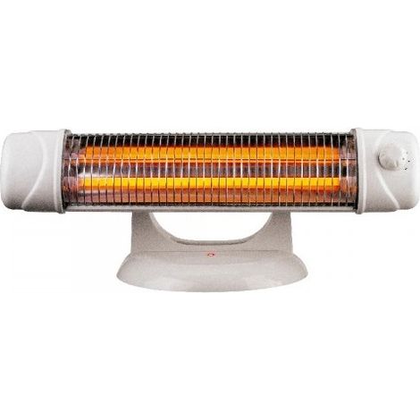 Radiador infrarrojo de baño con pie 400W-800W, radiador eficiente para baños y estancias pequeñas