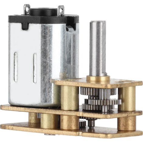Moteur à engrenage miniature DC6V 150RPM JW‑1024N20 avec réducteur de vitesse et arbre 3x10mm (1/5)