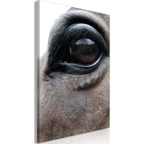 Gemälde – Aufrichtige Augen (1-teilig) vertikal (1/3)