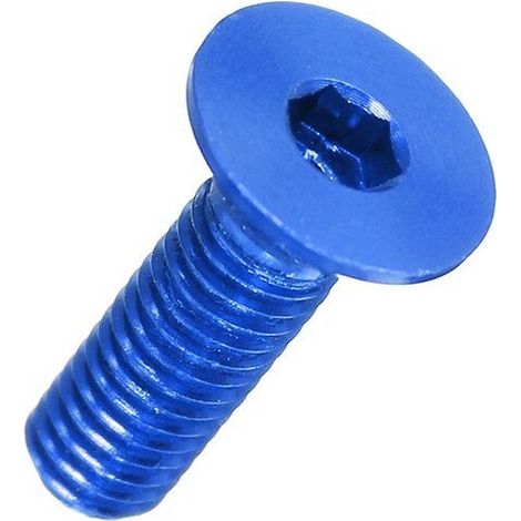 7075 Aluminium Alloy Countersunk Head Hex Socket Screws Model Hexagon Bolts M3x6/8/10/12/14/16mm M38mm  Royal Blue (1/5)