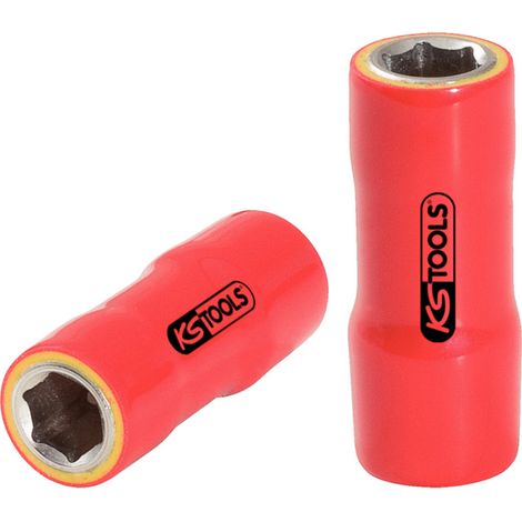 Kstools – Douille 1/4' isolante 10 mm – Acier chrome-molybdène – Normes DIN 7448, ISO 1174 – Isolation jusqu'à 1000V (1/2)