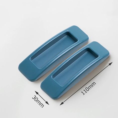 Poignées adhésives multi-usages (lot de 2), adaptées aux fenêtres, aux armoires et aux portes vitrées, installation sans clous.