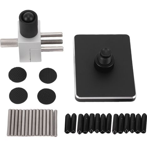 Ortviai Étau Mini Portable avec Base Détachable pour Modélisme, Bijouterie et Loisirs Créatifs – Aluminium, Ouverture 30 mm (1/3)