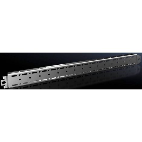 Rittal 8617.710 Consola de Riel Acero Galvanizado Plata 500mm