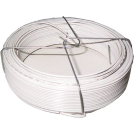 Alambre Sifer-AVL Plastificado Blanco N° 7 (1.2mm) 50 m Rollo