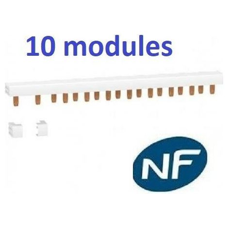 Disjoncteur 1P+N 2A - 10A - 16A - 20A - 32A et Interrupteur dif A ou AC 2x40A ou 2x63A Schneider Rési9-XP Matériel: Peigne 10 modules