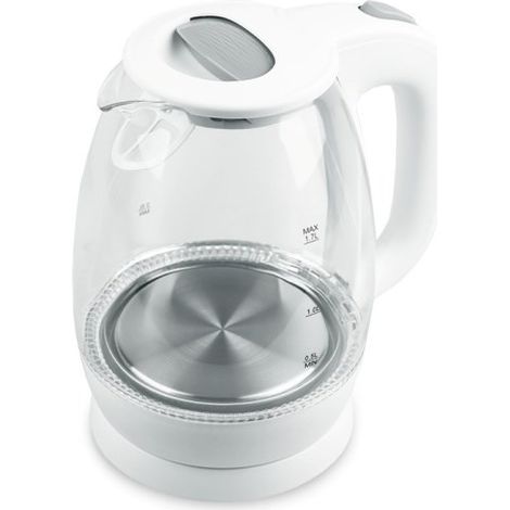 Czajnik elektryczny szklany 1,7l 2200w mr-063-white maestro (1/5)