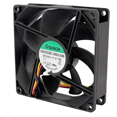 Ventilatore 24vdc 2,1w 92x92x25mm Palle 3 Fili Ee92252b1-g99