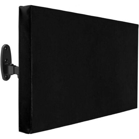 Housse de protection extérieure pour moniteur écran TV LCD, 40"- 42" Pouce, 106x67x13 cm,Noir (1/4)