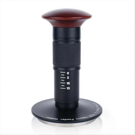 Espressotamper mit akustischem Feedback, Schlagtamper für Kaffee, kalibrierter manueller Tamper für 53-mm-Siebträger (1/5)
