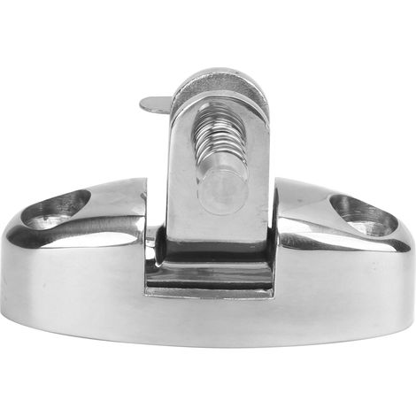 Charnière Pivotante en Acier Inoxydable 70mm pour Bimini de Pont de Bateau - Montage Amovible (1/5)