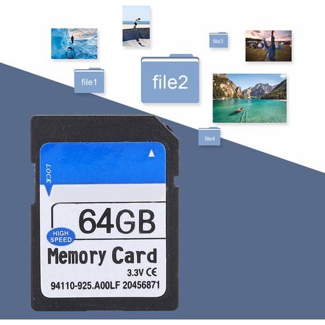 Carte SD 64 Go Ultra Rapide pour Appareil Photo, Caméscope, Smartphone et Console de Jeu (1/4)