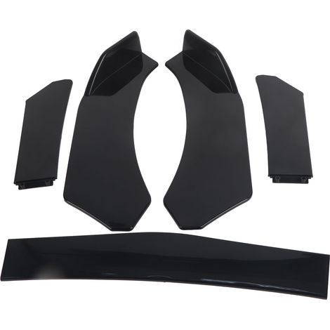 5pcs Becquet Avant Universel Lèvre Splitter Spoiler Diffuseur Protège-Canard Garde-Boue pour Auto (1/5)